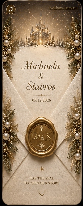 Wedding invitation cover